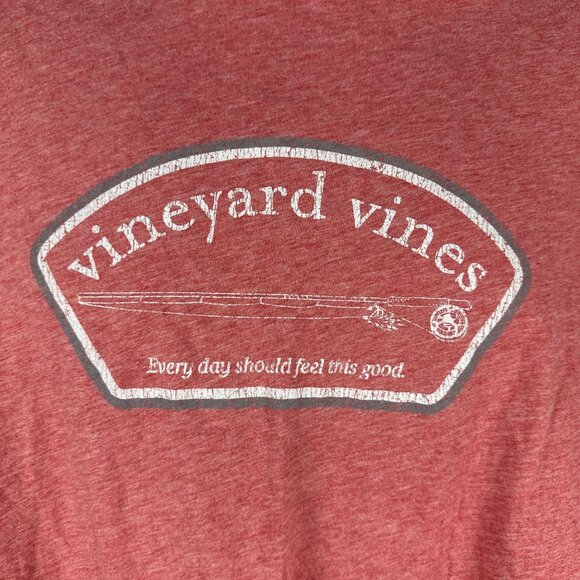 Vineyard Vines Other - Vineyard Vines Mens Island T-Shirt Size L Red Every Day Should Feel This Good